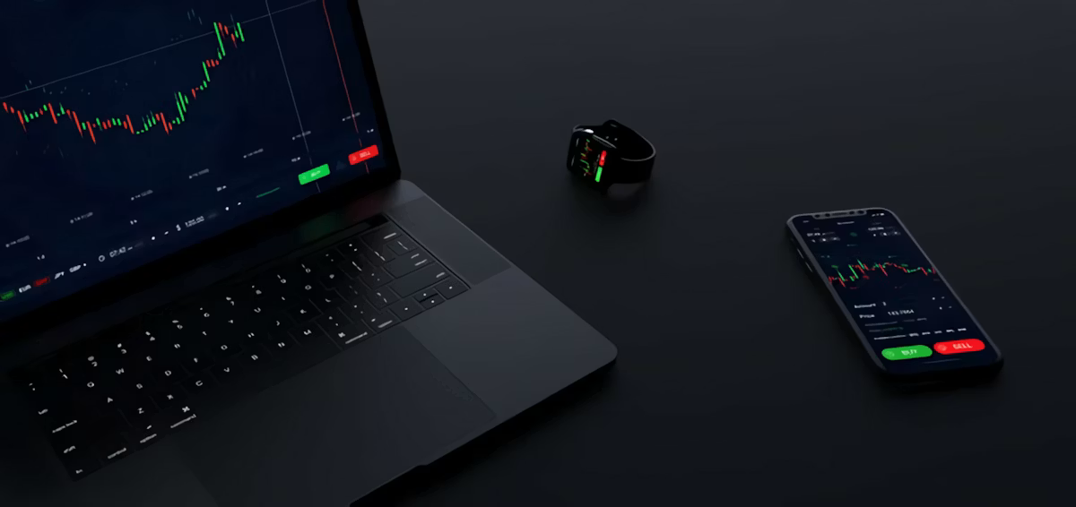 Professional stock market trading workstation